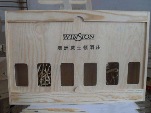 红酒六只木盒